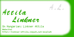 attila linkner business card
